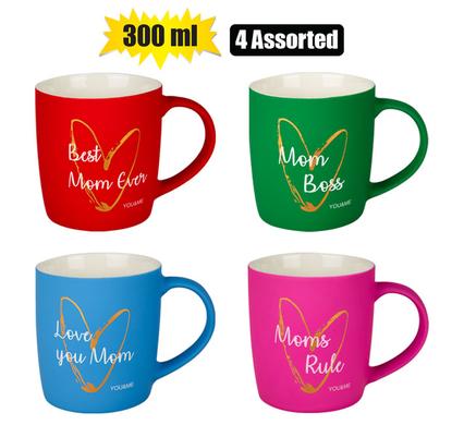 MUG OCCASIONS MOM GOLD EMBOSSED 300ml