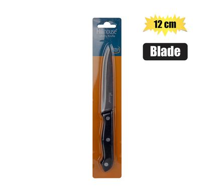 KNIFE ABS UTILITY 12cm-BLD PVC HILLHOUSE