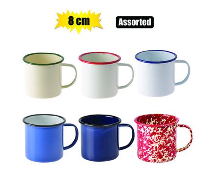 MUG ENAMEL 8cm