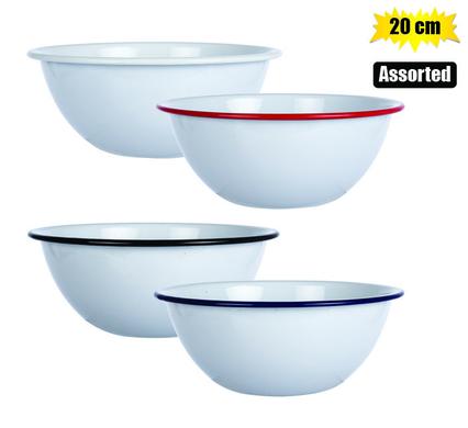 MIXING BOWL ENAMEL 20cm