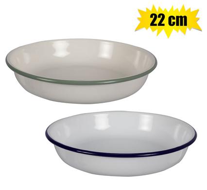 PLATE ENAMEL 22cm PASTA