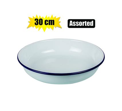 PLATE ENAMEL 30cm PASTA