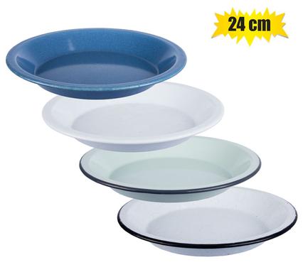 PIE DISH ENAMEL 30cm ROUND