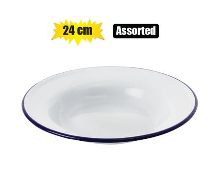 PLATE ENAMEL 24cm SOUP