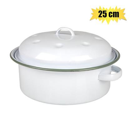ROASTER ENAMEL 25cm ROUND