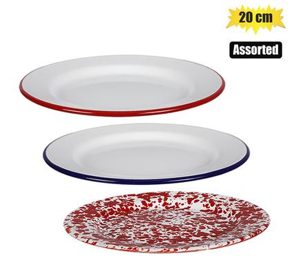 PLATE ENAMEL 20cm DINNER