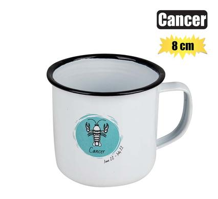 MUG ENAMEL HOROSCOPE CANCER 8cm