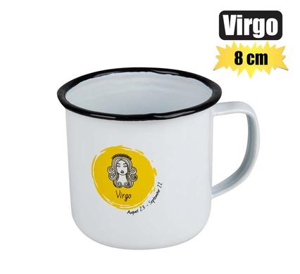 MUG ENAMEL HOROSCOPE VIRGO 8cm