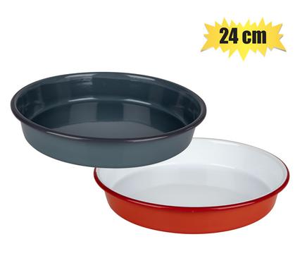 CAKE TIN ENAMEL 24cm