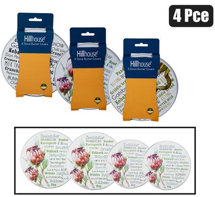 STOVE-BURNER-COVERS 4PC WORDS HILLHOUSE