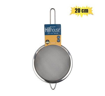 SIEVE FLOUR 20cm SS-RIM HILLHOUSE