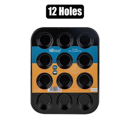 BAKEWARE NON-STICK MINI-CUP PAN 12-HOLE