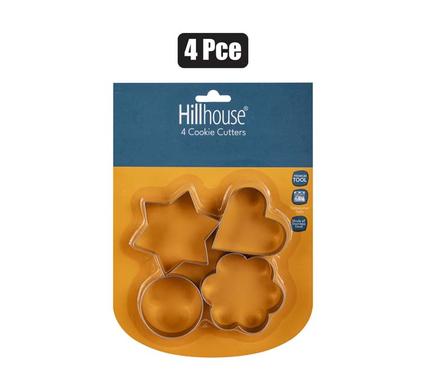 COOKIE-CUTTERS S/S 4PC ASSTD