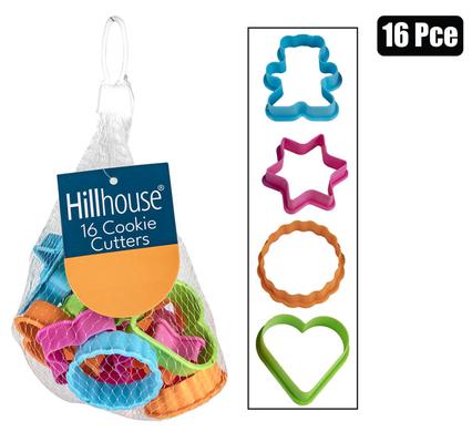 COOKIE-CUTTERS PL SMALL 16pc  ASSTD