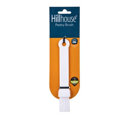 PASTRY-BRUSH PL-HANDLE SQ  WHT HILLHOUSE