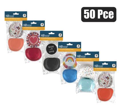 BAKING-CUP PAPER MUFFIN 50PCE  HILLHOUSE