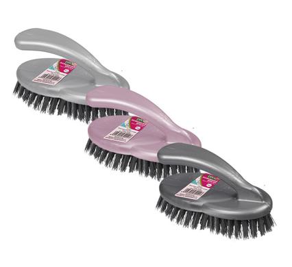SCRUBBING BRUSH PLASTIC BACK ZEPLIN