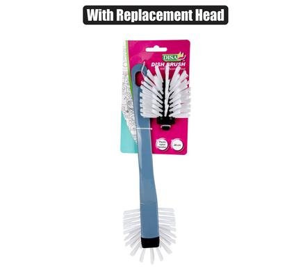 DISH BRUSH W/REPLACEMENT HEAD 28cm