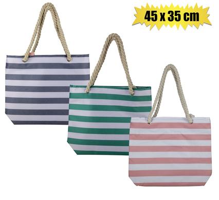 COOLER BEACH BAG ROPE HANDLES 45x35cm