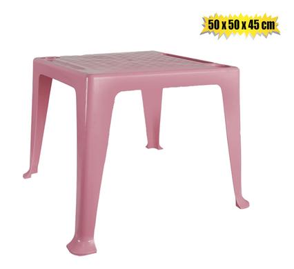 TABLE KIDDIES 50x50x45cm - PINK