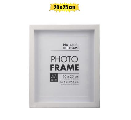 PICTURE-FRAME PL SHADOW BOX 20x25cm WHTE