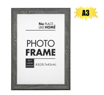 PICTURE-FRAME CERT A3 CHARCOAL GREY