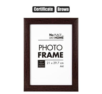 PICTURE-FRAME CERTIFICATE PL MAHOGANY