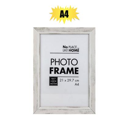 PICTURE-FRAME CERT MDF A4  DUSTY WHITE