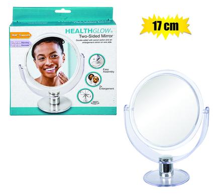 MIRROR STANDING PL SWIVEL 17CM ROUND