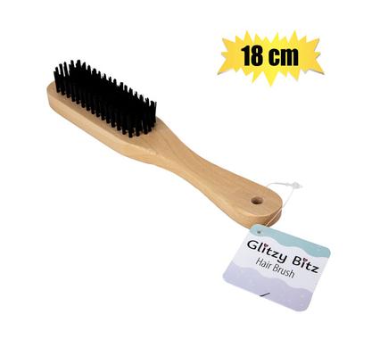 HAIR BRUSH NYLON BRISTLES 6-ROW 18cm