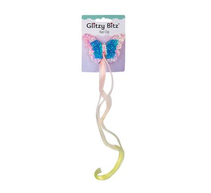 HAIR CLIP WITH COLOUR LOCK BUTTERFLY