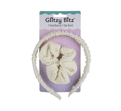 HAIR ALICE BAND WITH SCRUNCHIE