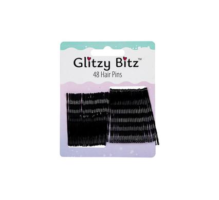HAIR PINS BLACK 50mm 48PC