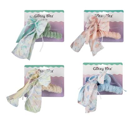 HAIR CLAW CLIP WITH SCARF TAIL