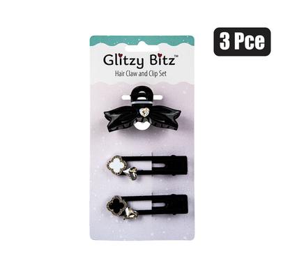 HAIR CLAW & CLIP SET 3PC