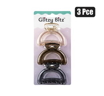 HAIR CLAW CLIPS 3PC