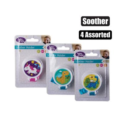 BABY SOOTHER HOLDER W/RIBBON