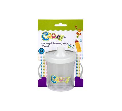 COOEY FEEDING CUP PL NON-SPILL SOFT-GRIP
