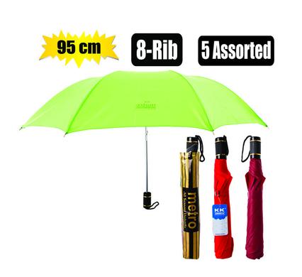 UMBRELLA LADIES MANUAL 8-RIB 95cm DIA