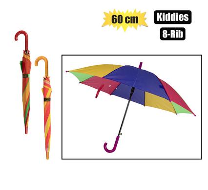 UMBRELLA KIDDIES 8-RIB 4-TONE 60cm DIA