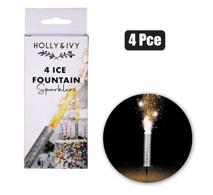 CANDLE BIRTHDAY SPARKLES ICE FOUNTAIN 4