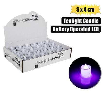 CANDLE ARTIFICIAL LED TEALIGHT B/O 3x4cm