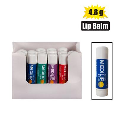 LIP BALM 4.8g MEDILIP 4-ASSORTED