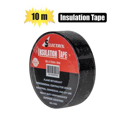 INS-TAPE PL BLACK  19mmx10m       ZENITH