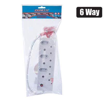 MULTIPLUG 6-WAY-SURGE PROTECTION  ZENITH