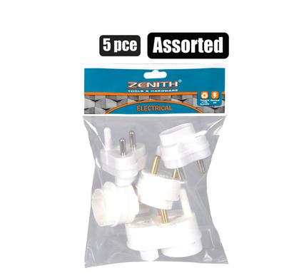 PLUG ADAPTER VALUE PACKS 5 PIECE