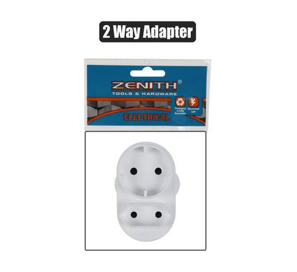 PLUG-ADAPTOR EURO 1xSHUKO 1x5AMP  ZENITH