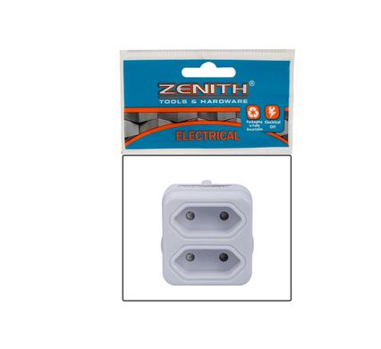 PLUG EURODAPTOR 2x5a 2PIN         ZENITH