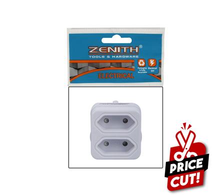 PLUG EURODAPTOR 2x5a 2PIN         ZENITH