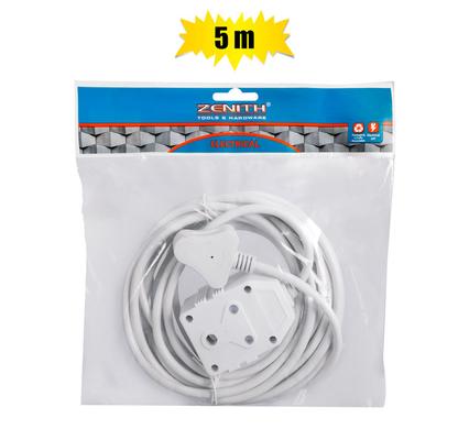 EXTENSION-CORD  5m JANUS 10A L/D  ZENITH